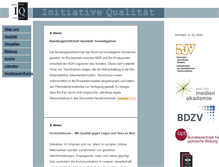 Tablet Screenshot of initiative-qualitaet.de